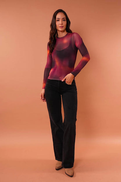 Blusa Zoelia manchas
