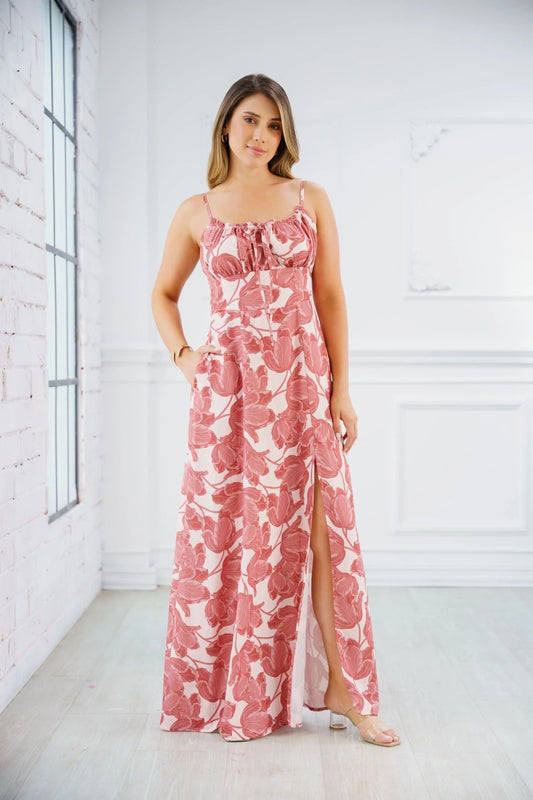 Vestido Dana Coral