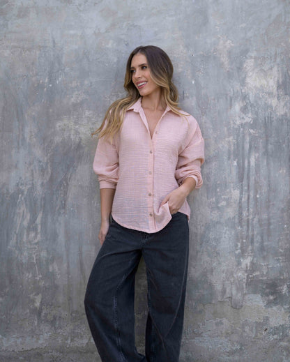 Camisa Cristina Berlín Coral