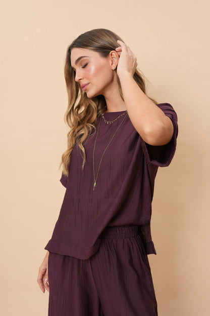 Blusa Zaira Uva