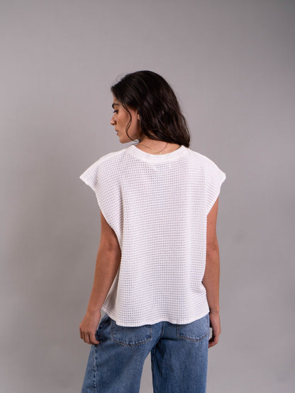 Blusa Sara Muse Marfil