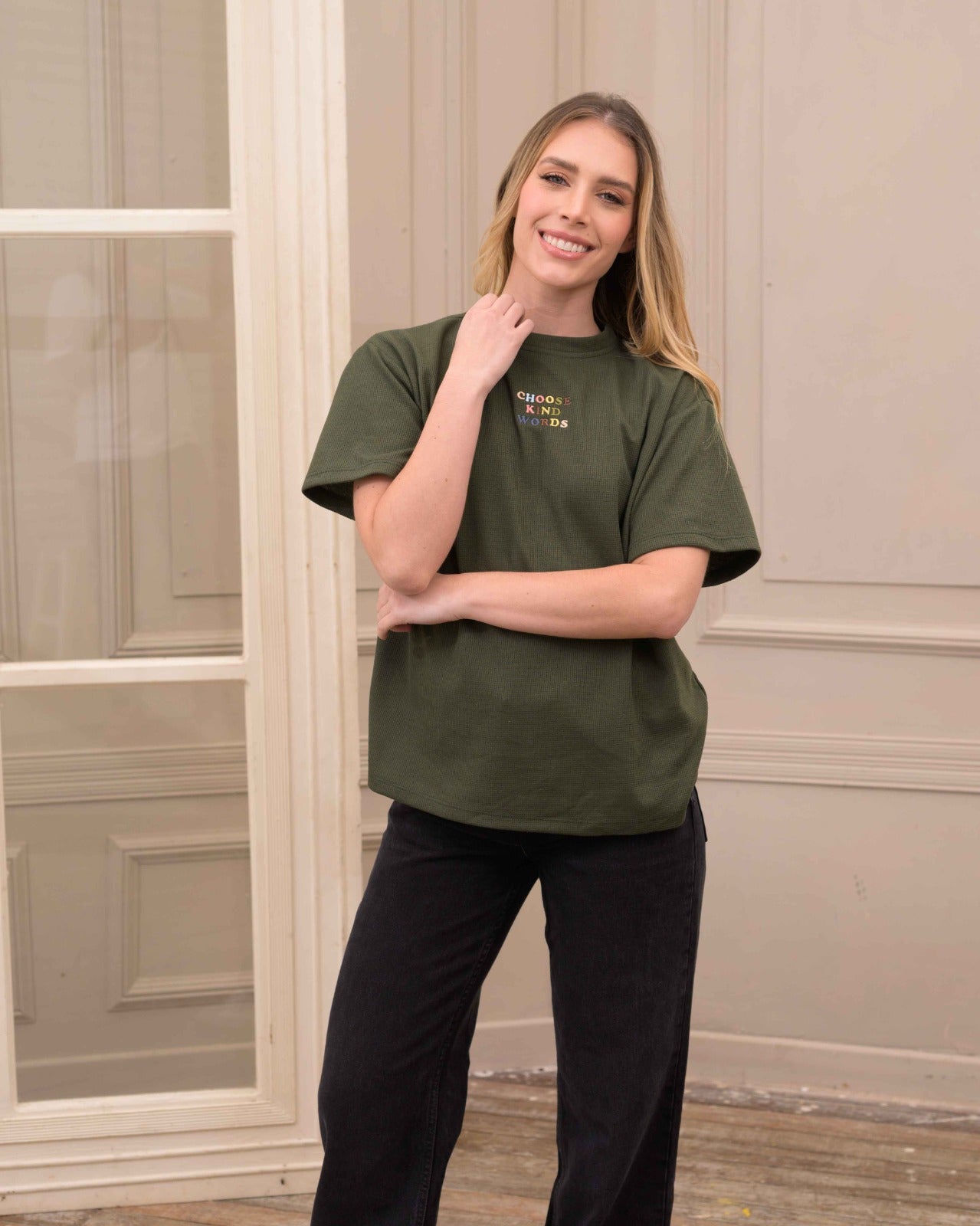Camiseta Cali Wafer Verde