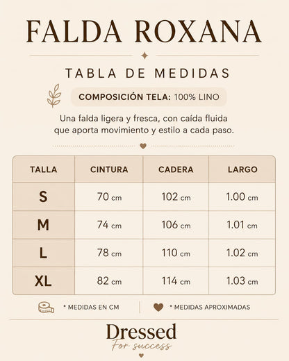 Falda Roxana Arena