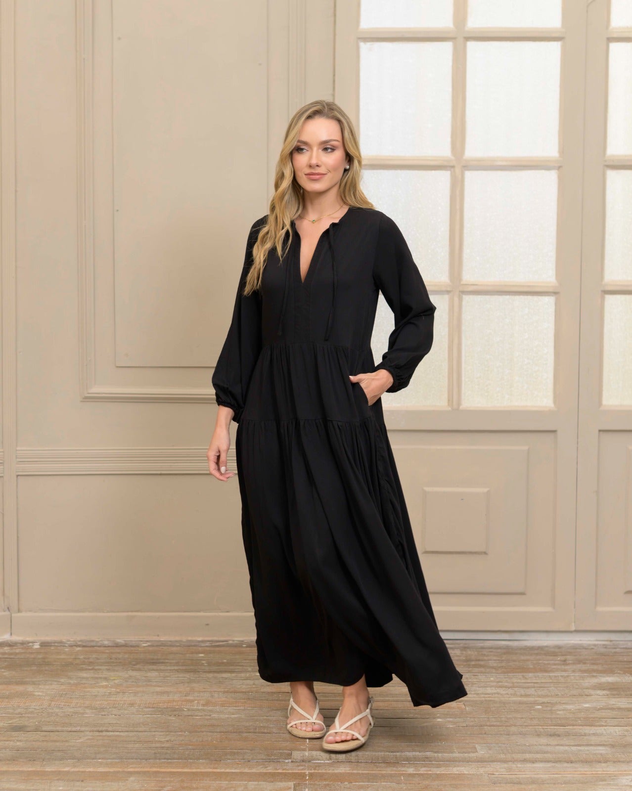 Vestido Eloísa Plane Black