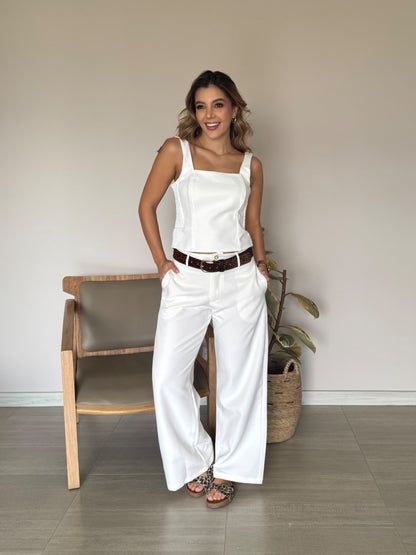 Pantalón Atenea Blanco