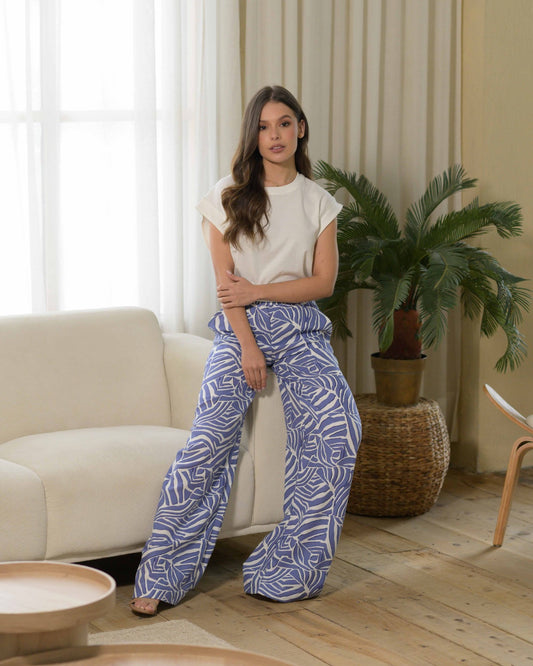 Pantalón Cande London azul