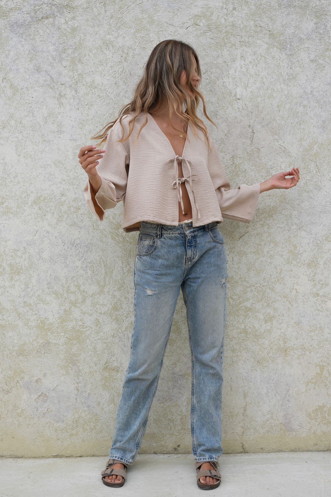 Blusa Tauro Taupe