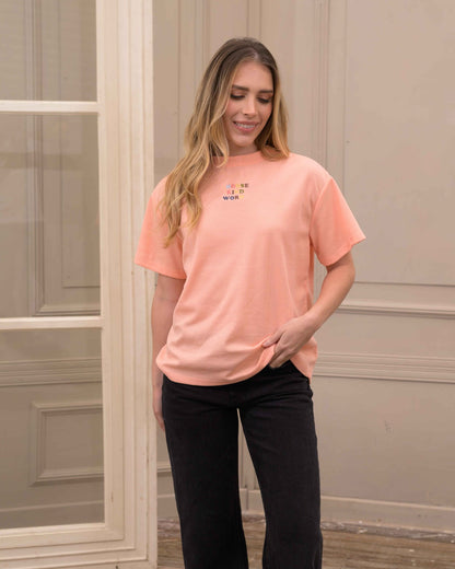 Camiseta Cali Wafer Coral