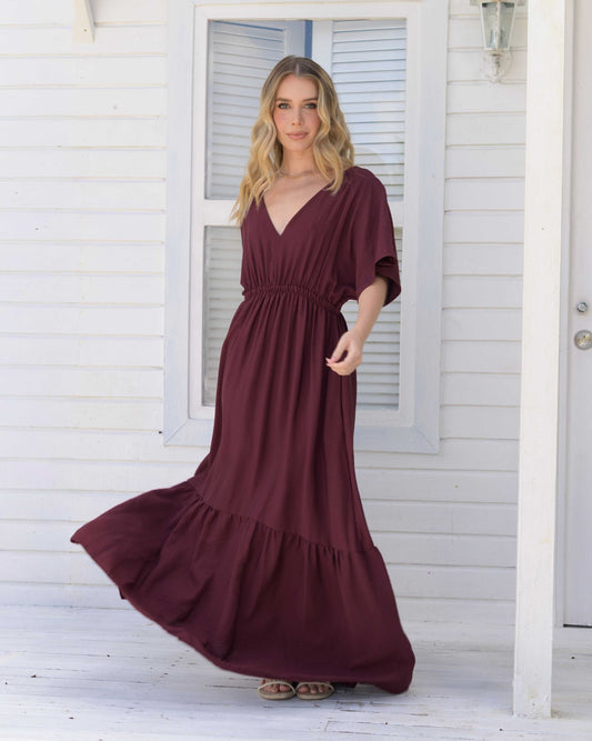 Vestido Elodia Uva