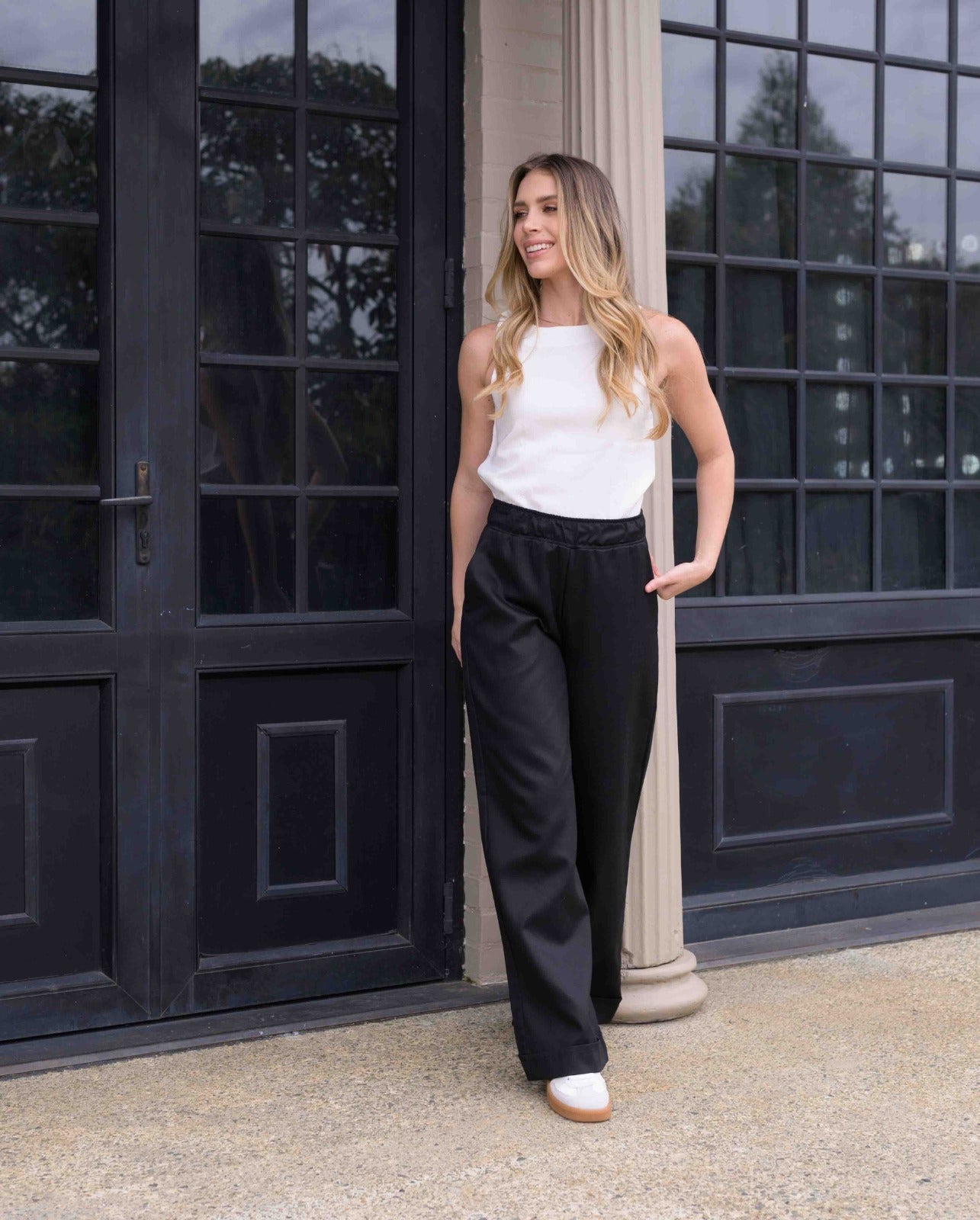 Pantalón Cande Plane negro