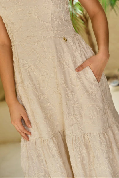 Vestido Oslo beige