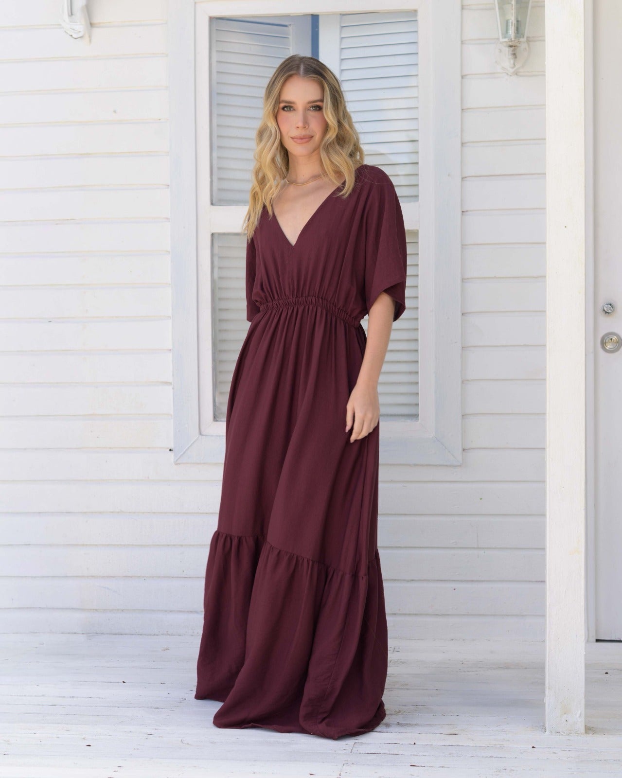 Vestido Elodia Uva