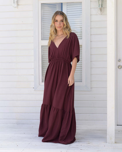 Vestido Elodia Uva