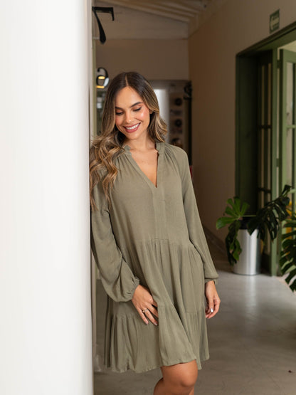 Vestido Anis verde