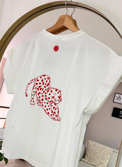 Blusa Jaguar blanca