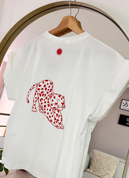 Blusa Jaguar blanca