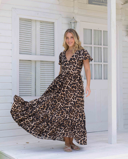 Vestido Praga Print Café