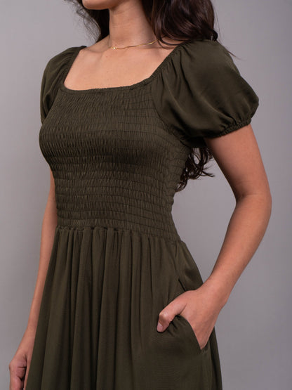 Vestido Katy Plane verde