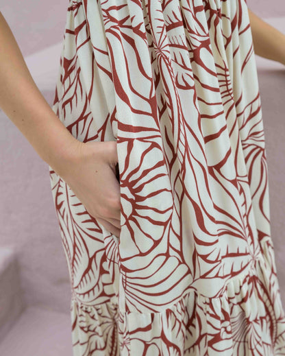 Vestido Sally vino