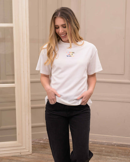 Camiseta Cali Wafer Marfil