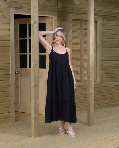 Vestido Cereza Plane black