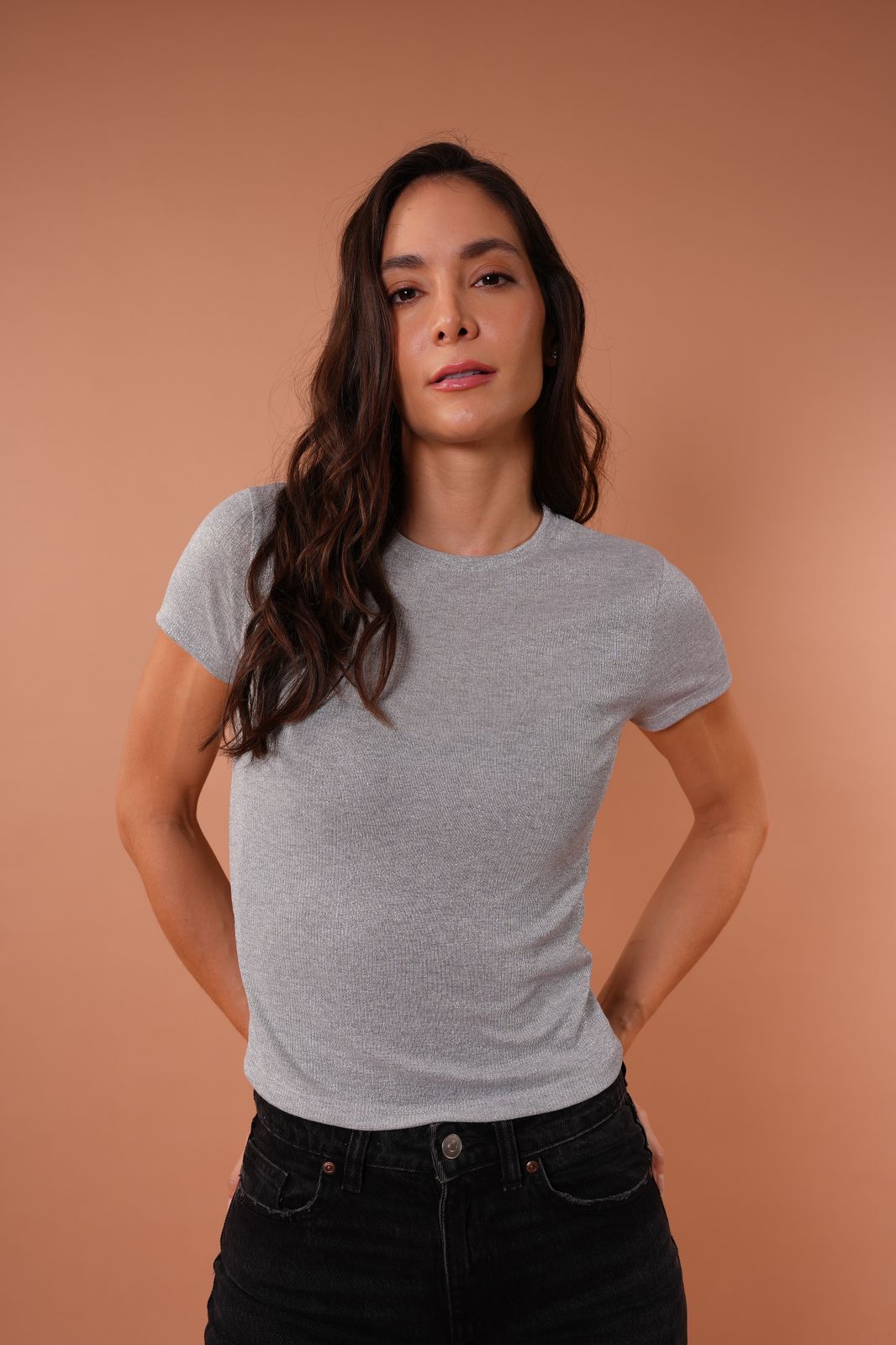 Camiseta Iris Gris