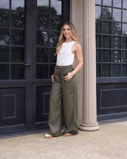 Pantalón Cande Plane verde
