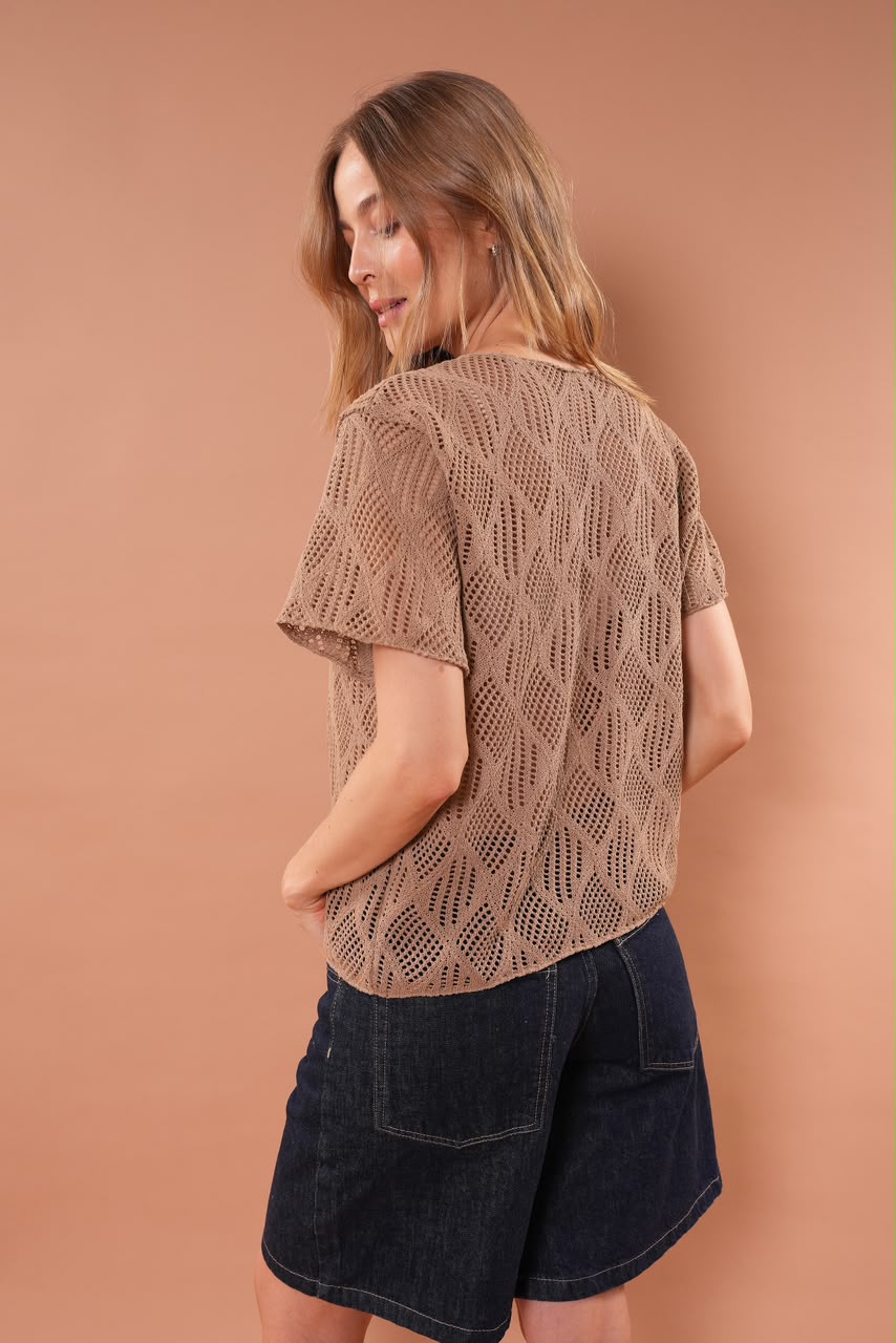 Camiseta Disco Miel