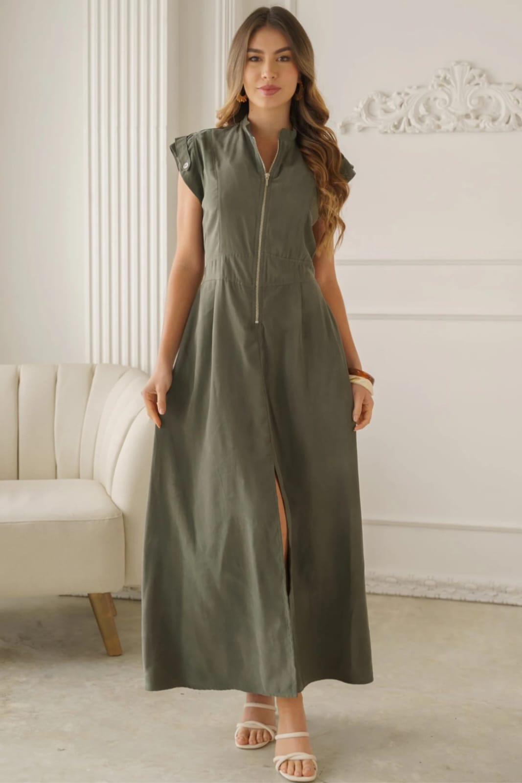 Vestido Deisy verde