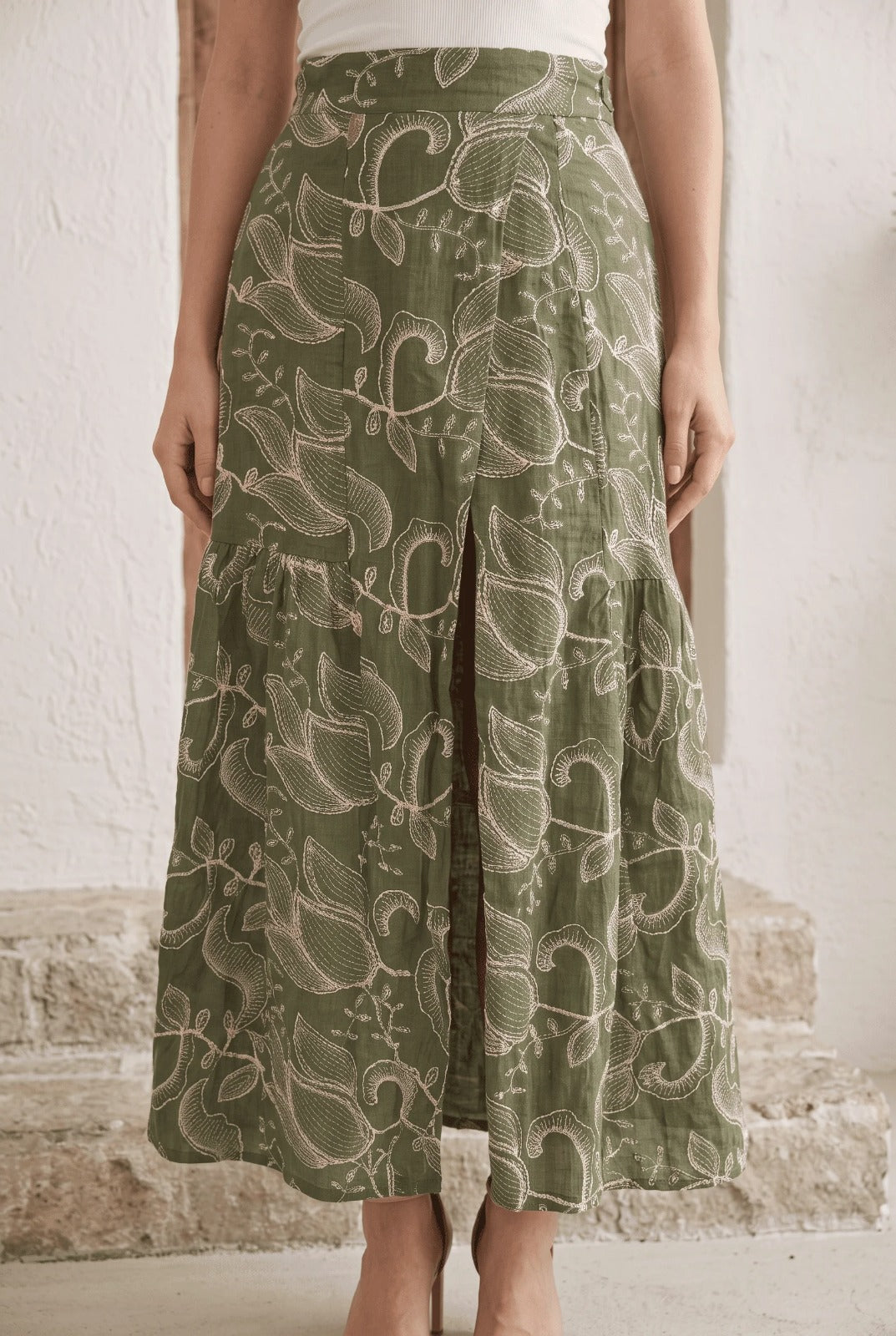 Falda Fresya verde