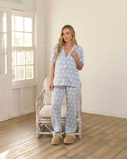 Pijama Heart blue
