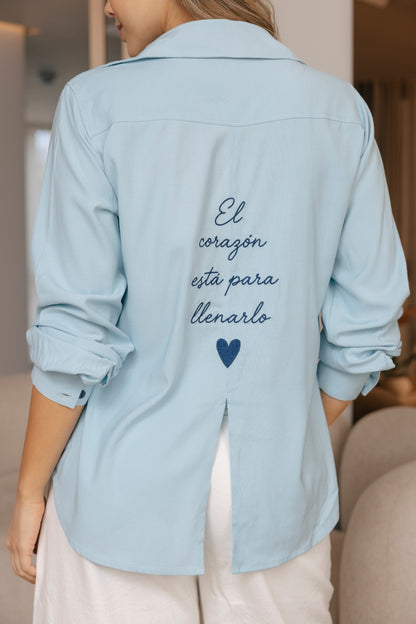 Camisera Tokio azul