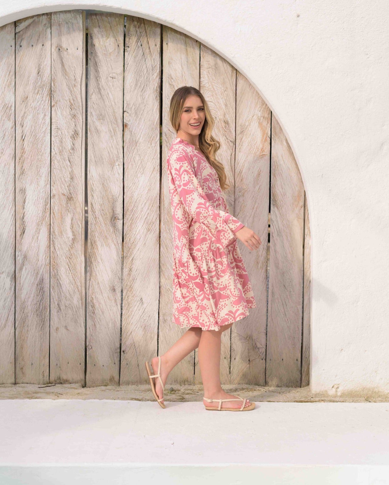 Vestido Lax Bloom rose
