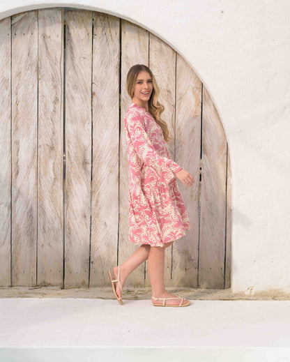 Vestido Lax Bloom rose