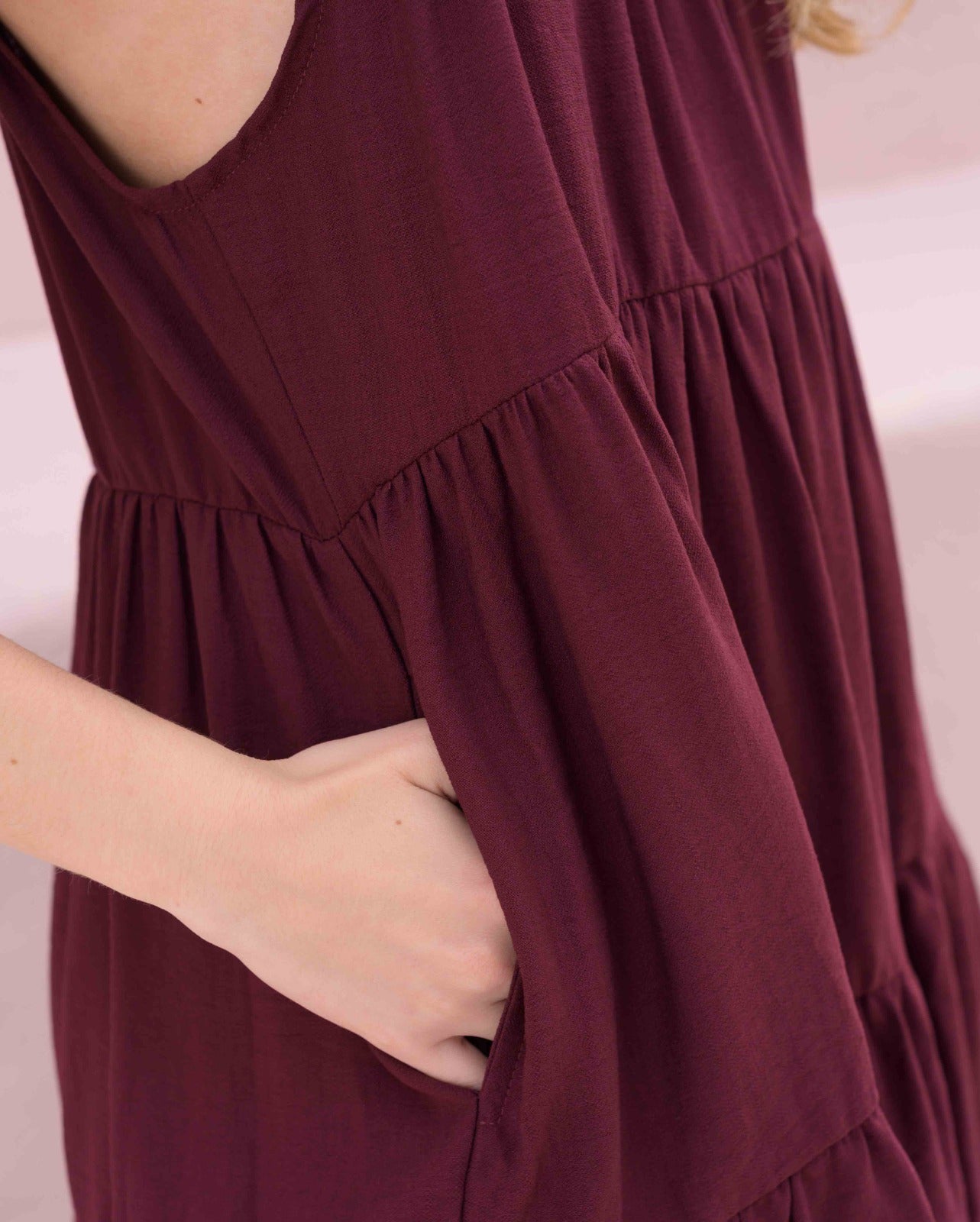 Vestido Alexa Plane Uva
