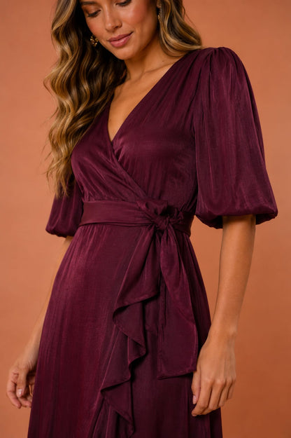 Vestido Melina Merlot