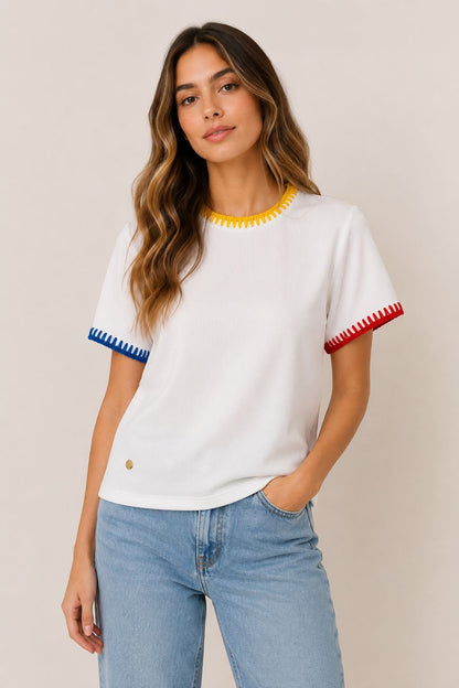 Camiseta Lucy Tricolor