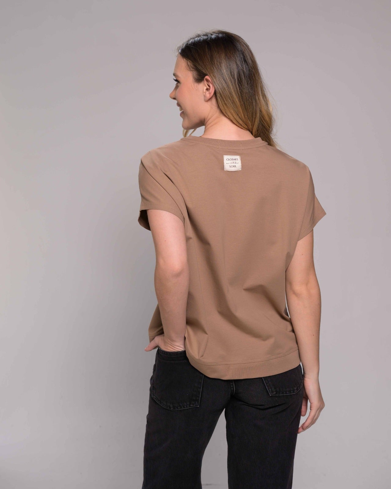 Camiseta Aly Plane Cocoa