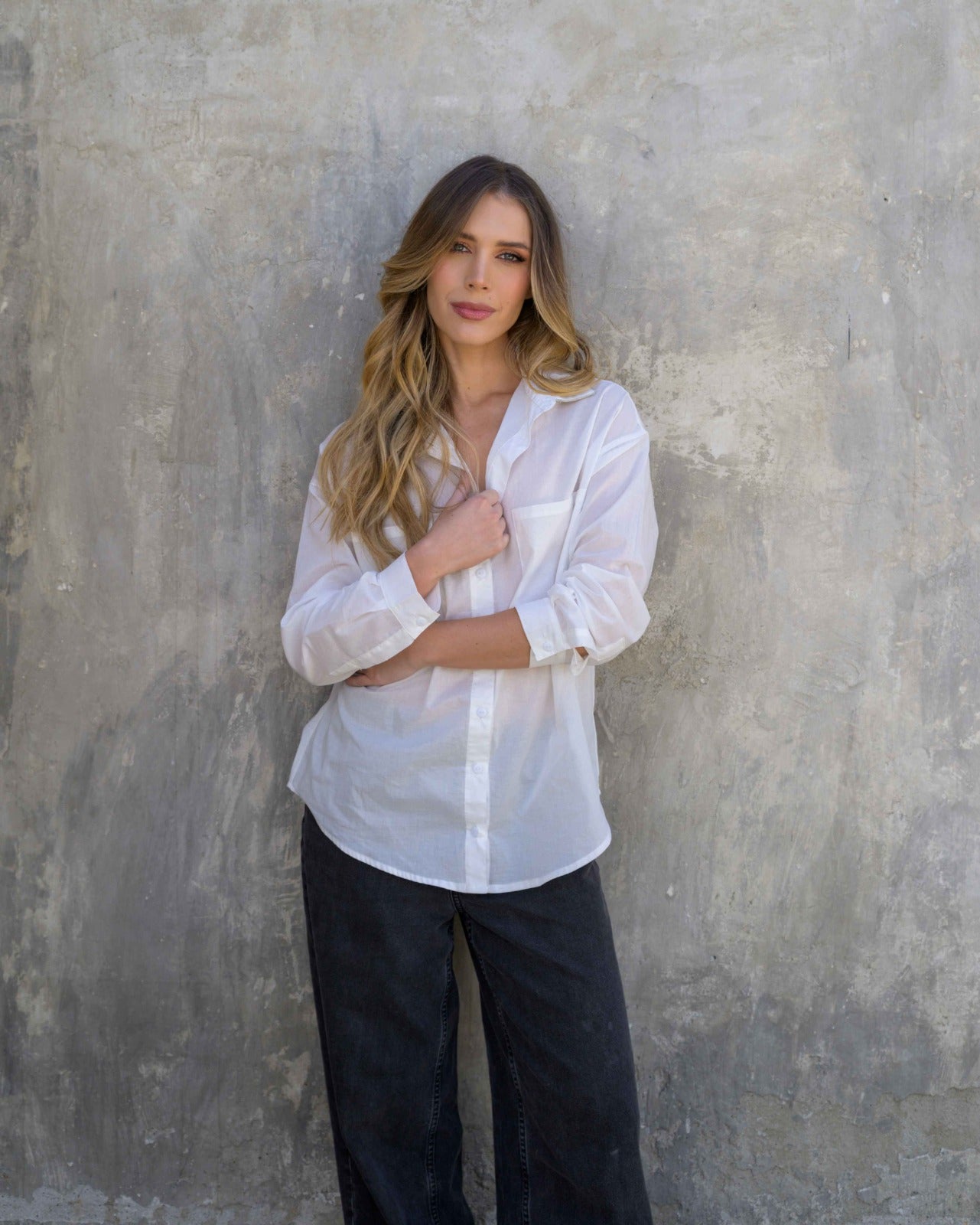 Camisa Lucero Soft Marfil