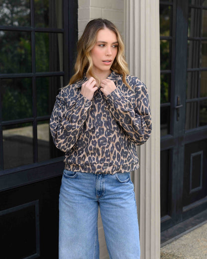 Chaqueta Maia Print Café