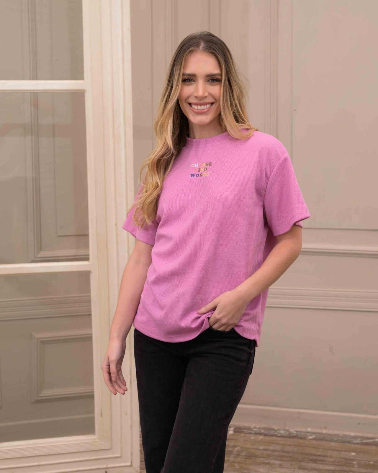 Camiseta Cali Wafer Pink
