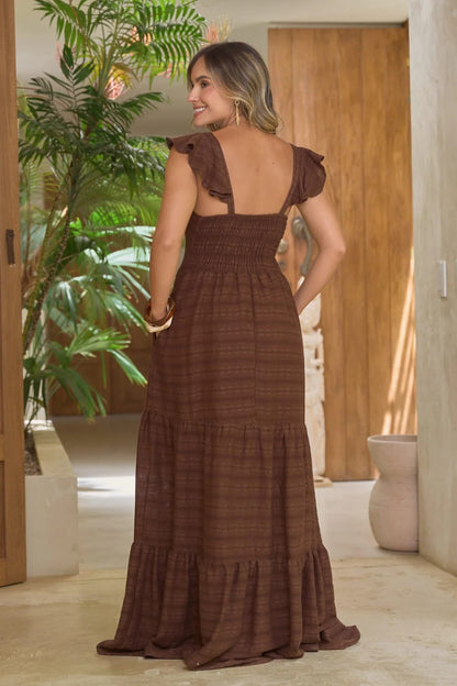 Vestido Viena Café