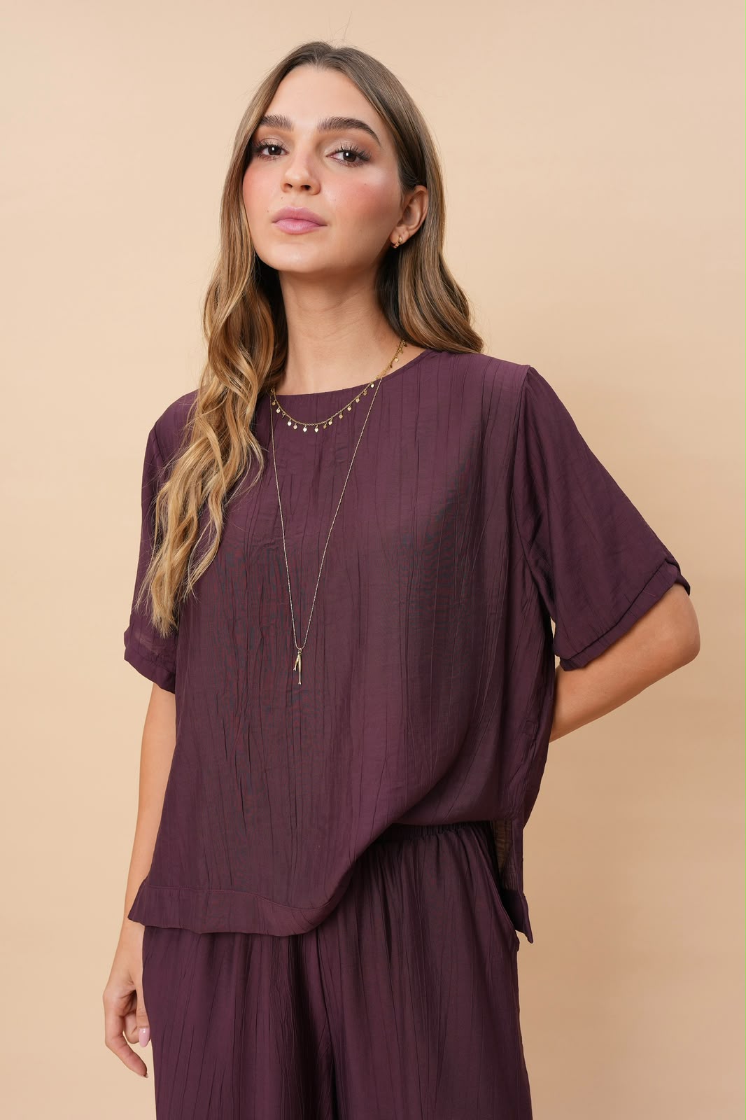 Blusa Zaira Uva
