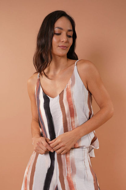 Blusa Elsa tierra
