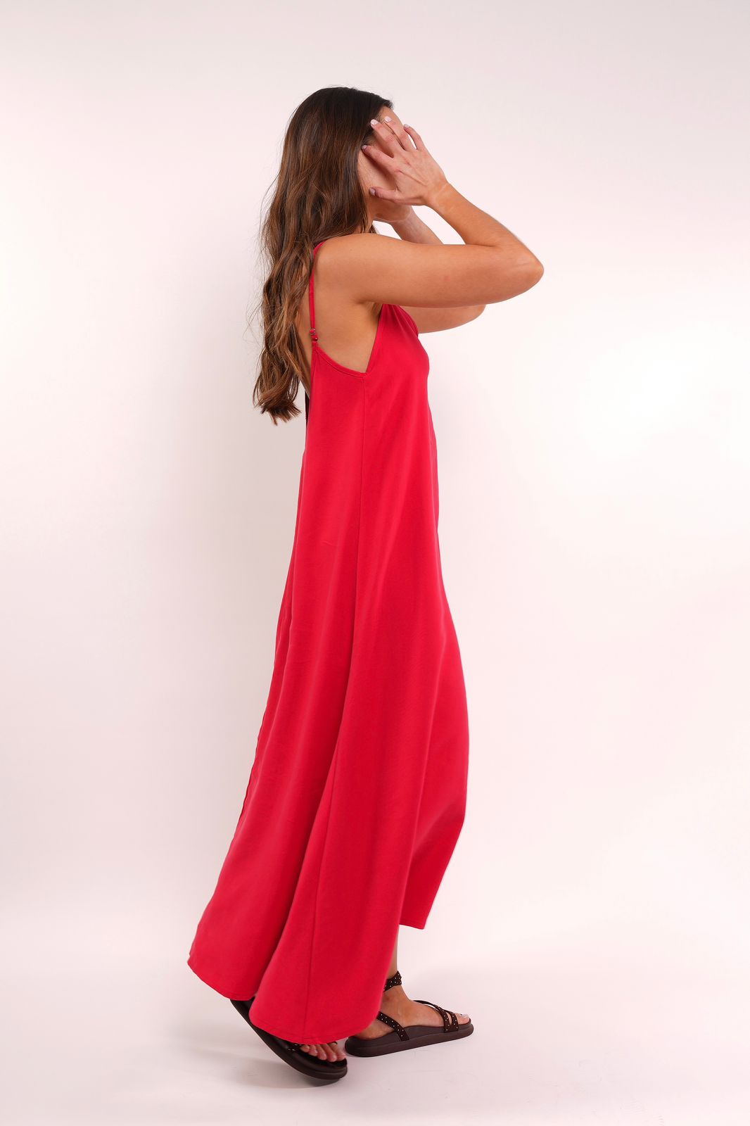 Vestido Olivia Cereza