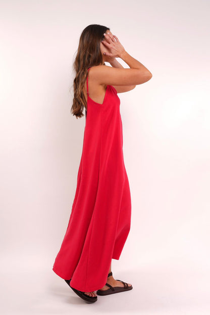 Vestido Olivia Cereza