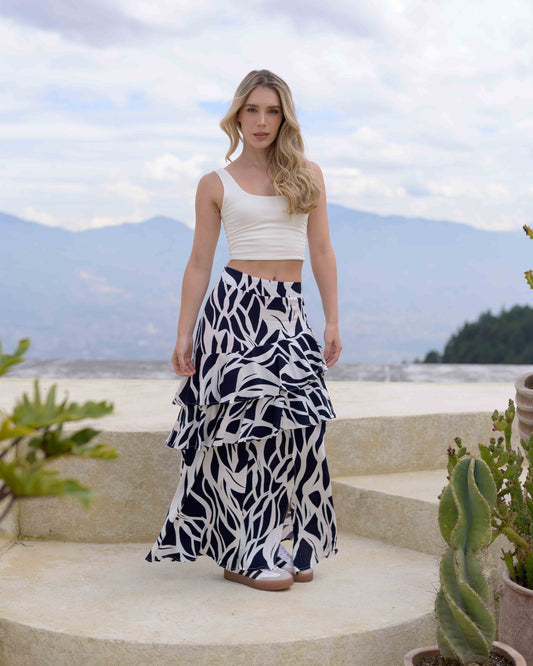 Falda Karen Lía negra