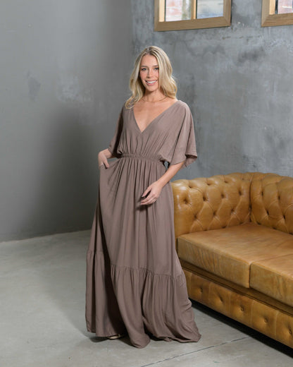 Vestido Elodia brown