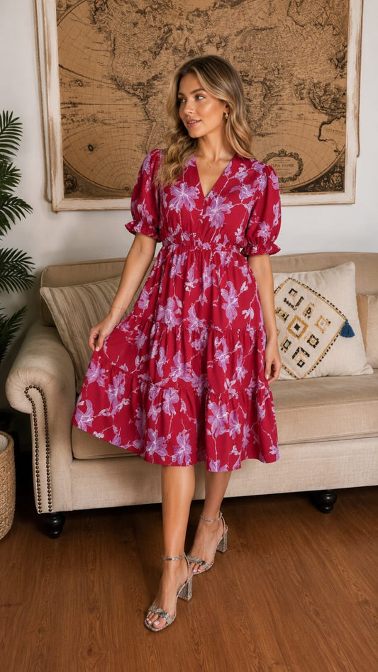 Vestido Positano Flores
