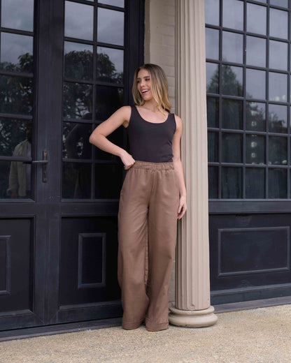 Pantalón Cande Plane Cocoa